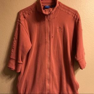 Salmon pink adidas jacket
